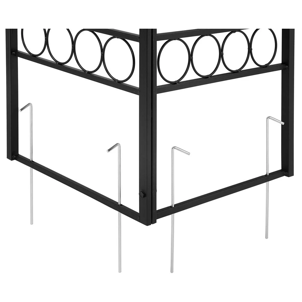 Pavillon/Gartenpavillon XXL - 3 x 4 x 2,6m - creme - 8