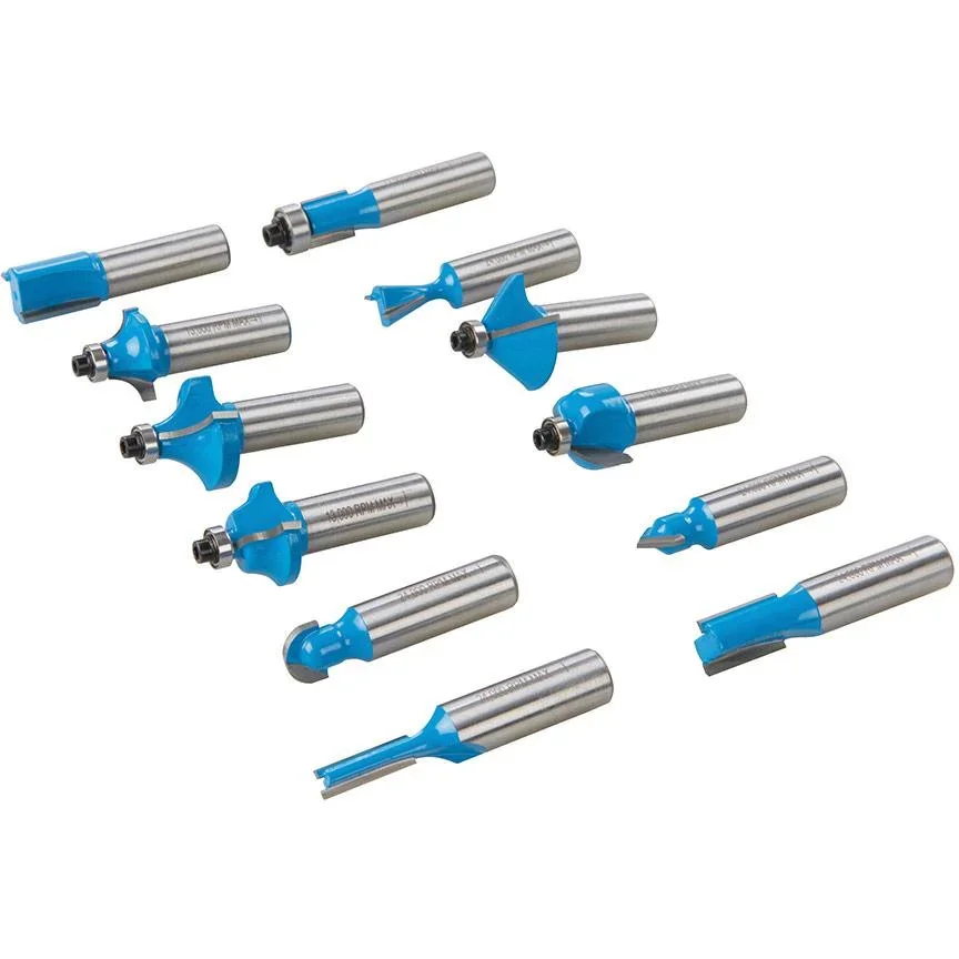 12-teiliger 12 mm TCT-Fräser-Satz - 2