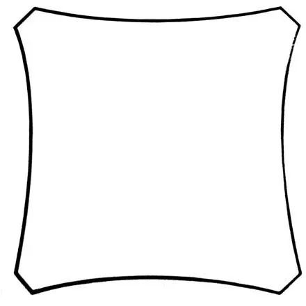 WASSERDURCHLÄSSIGES SONNENSEGEL - VIERECK - 5 x 5 m - CHAMPAGNE - 2