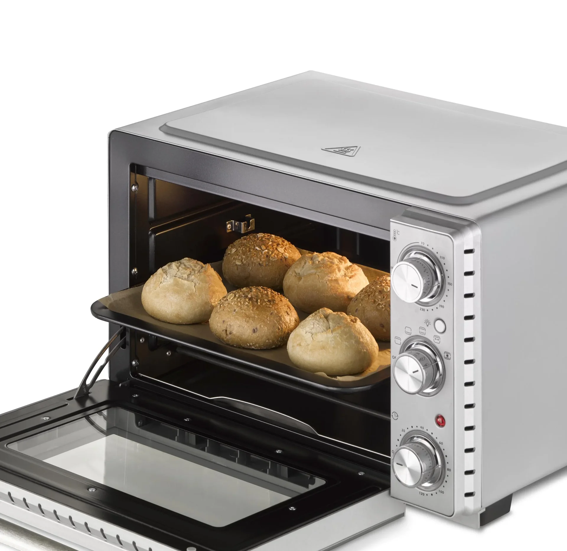 Backofen TO 26 SilverStyle 26 L - Multi-Backofen mit Pizzastein - 4