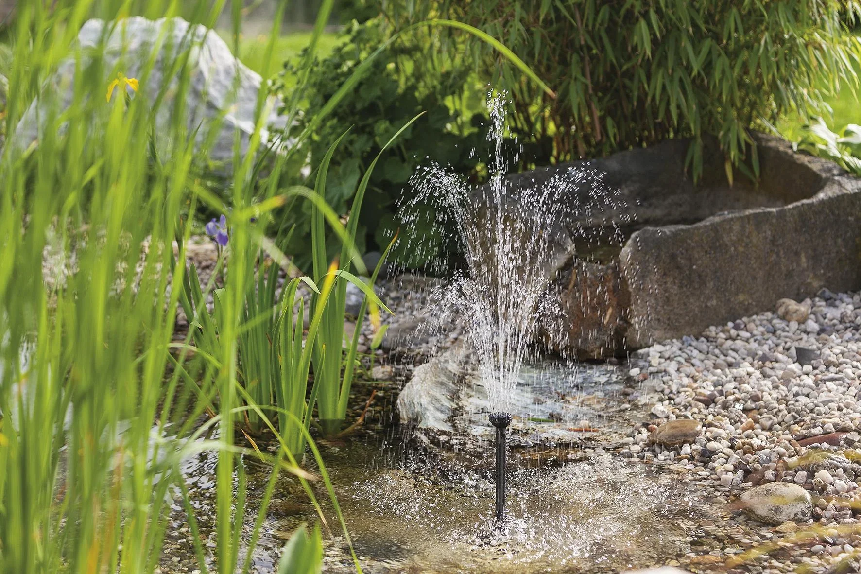 Solarpumpensystem "Splash" mit 5 W Solarmodul, 470 l/h, max. 75 cm - 3