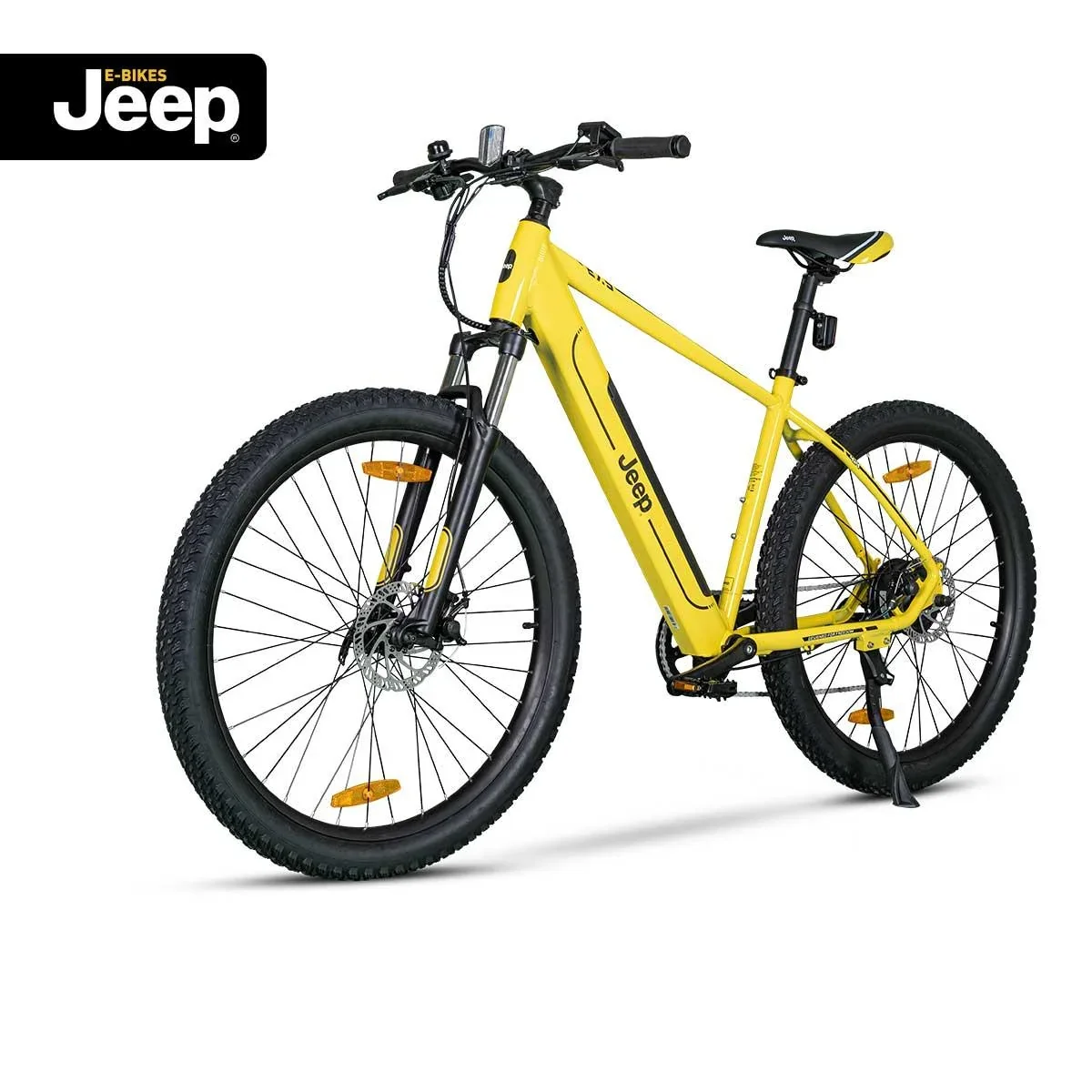 Unisex Mountain E-Bike, 27,5 Zoll, Rahmengröße 48 cm, 7-Gang Kettenschaltung, yellow, MHR 7000 - 5