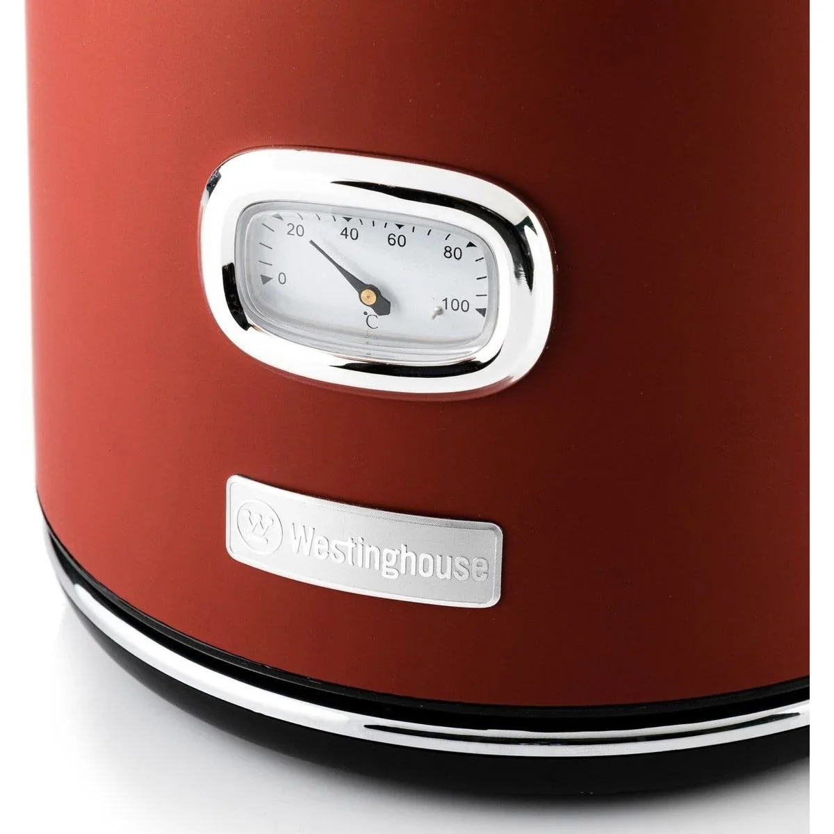 Retro-Wasserkocher - 1,7 Liter - Rot - 3