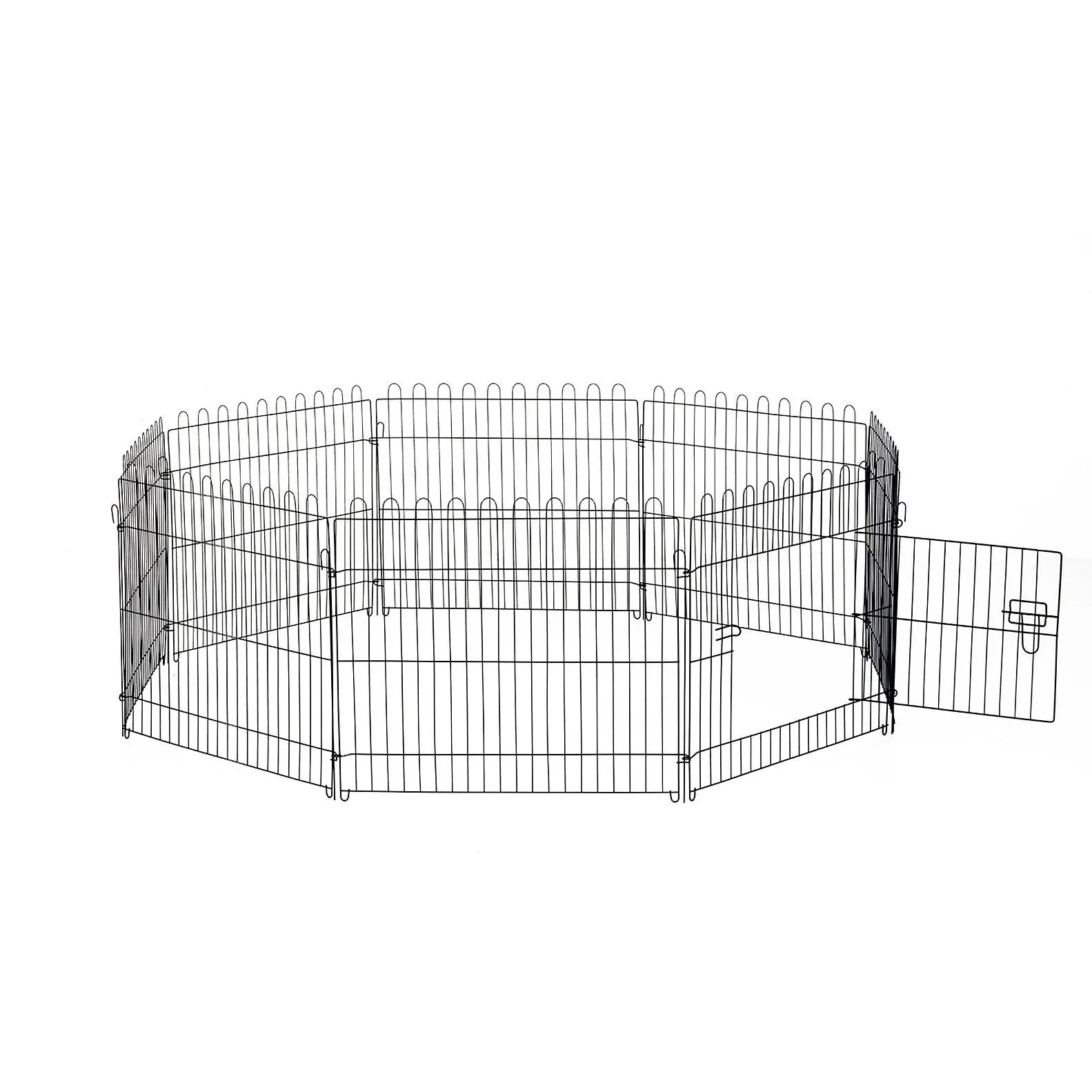 Welpengitter Freilaufgehege Hasen Kaninchen 71x61cm - 6