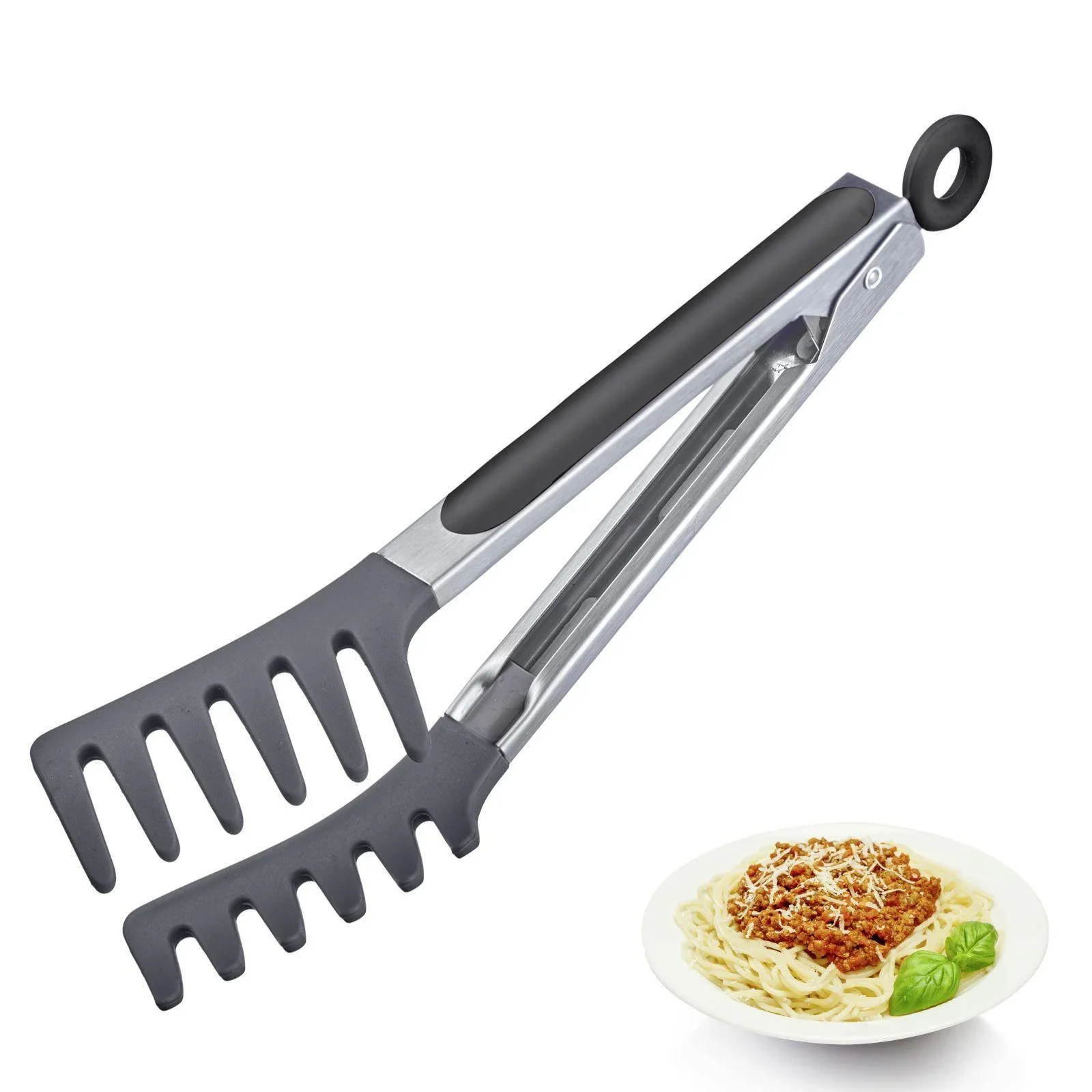Nudelzange Fork 25,5 cm, Edelstahl-Silikon - 6