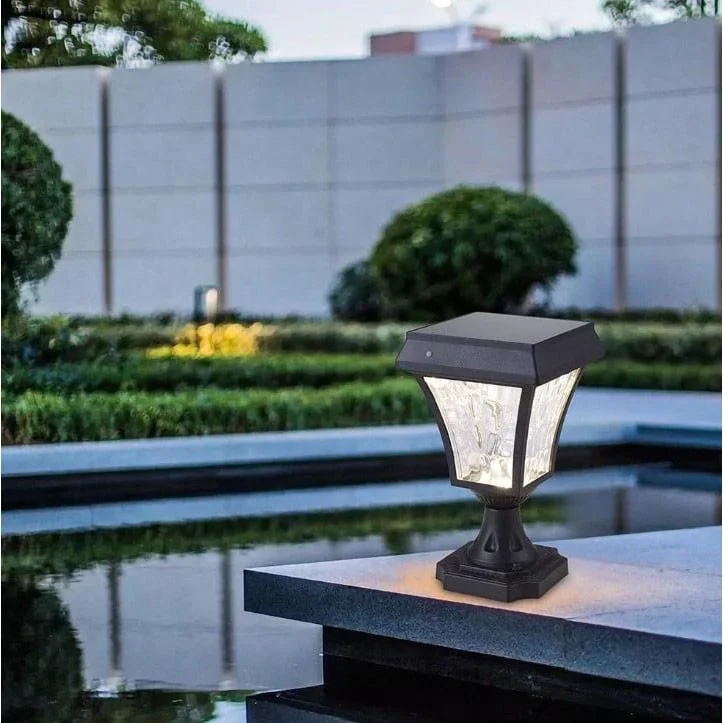 VT-983 Valencia Solar-Sockel Solar-LED-Lampe - 3 Lichtfarben - 5
