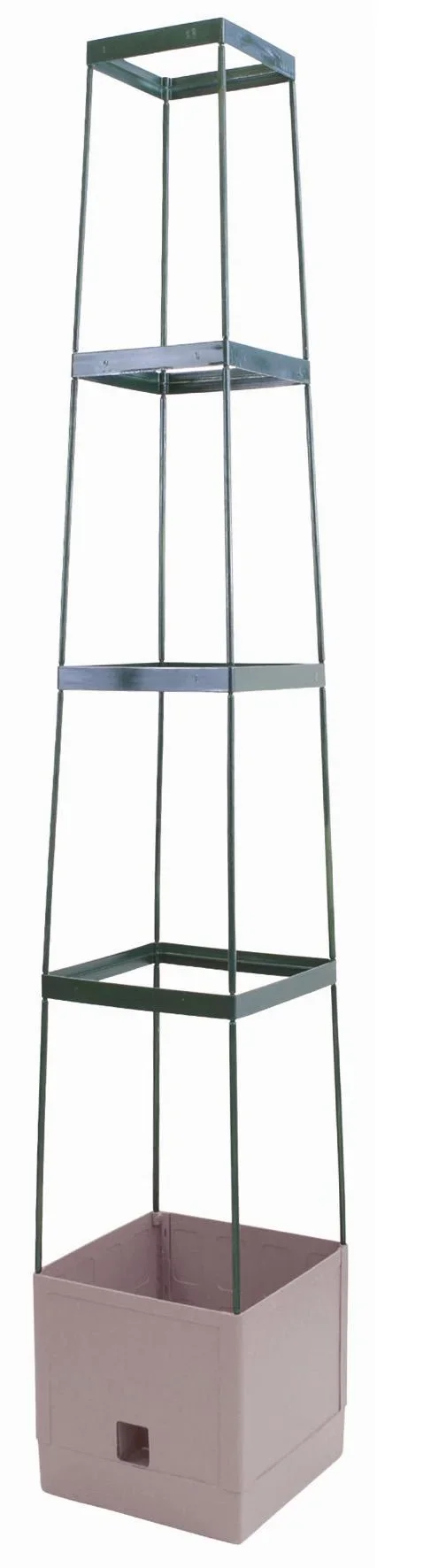 Pflanzturm Maxitom, anthrazit im Spar-Set mit Abdeckhaube - 0