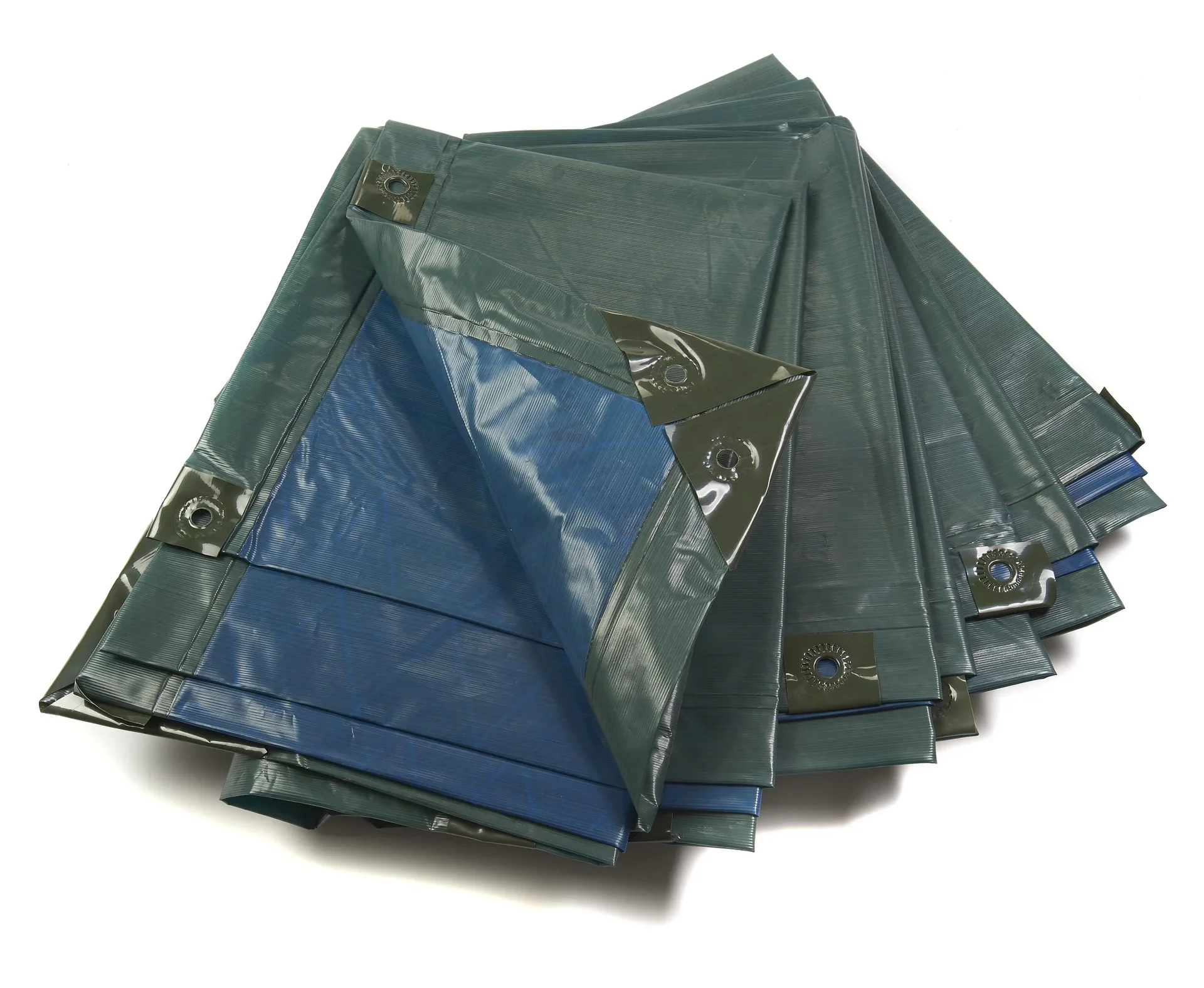 Abdeckplane, grün/blau, extrem stark 150 g/ m²,4 x 6 m - 2