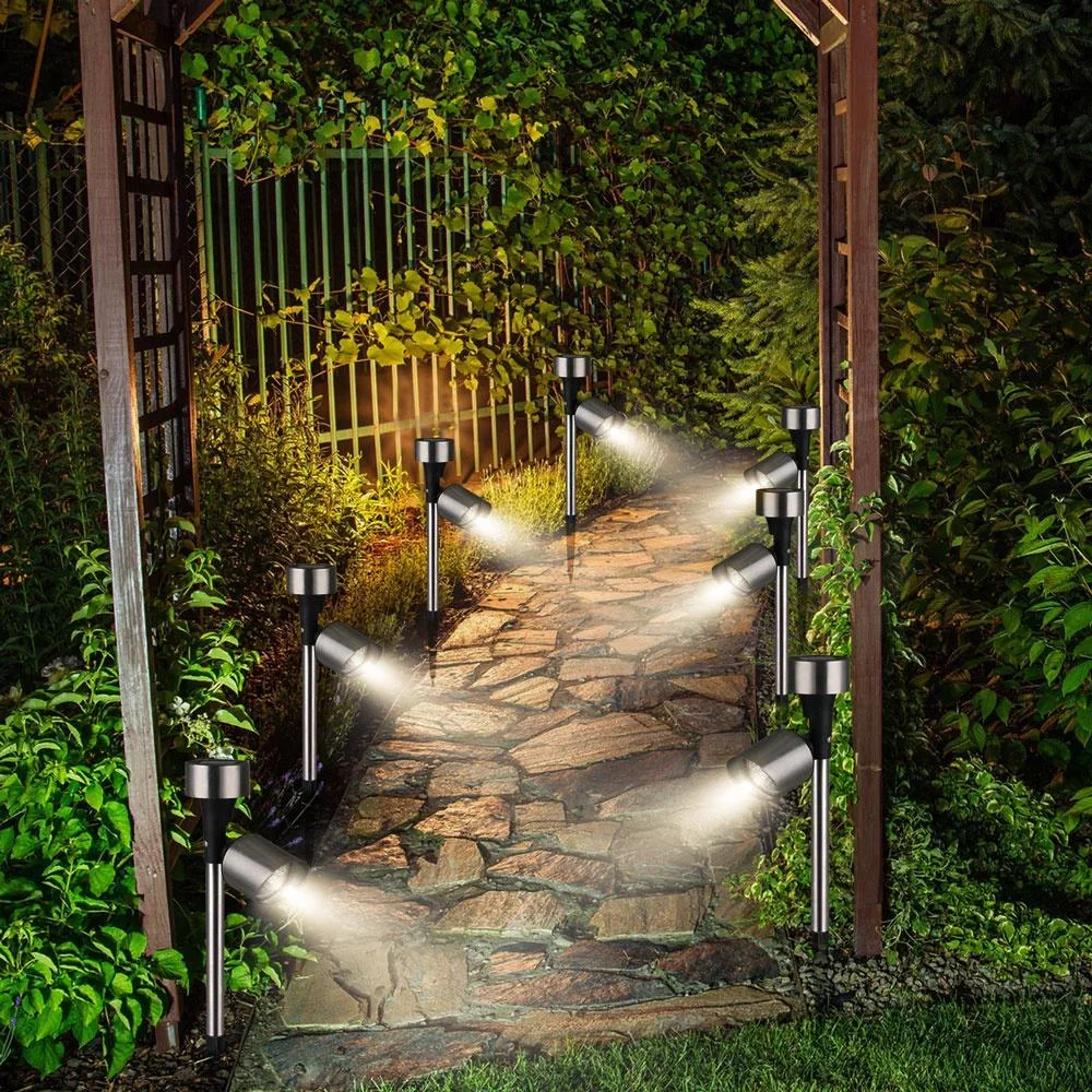 6er-Set LED-Solar - Gartenleuchte - - 1