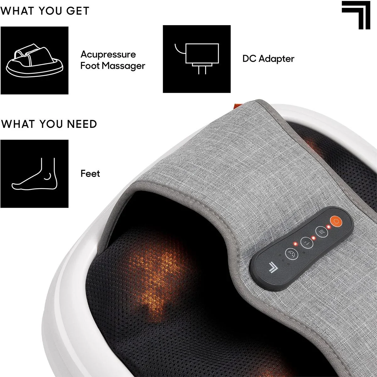 Sharper Image - Fußmassage mit Druckpunkten -Shiatsu - 2