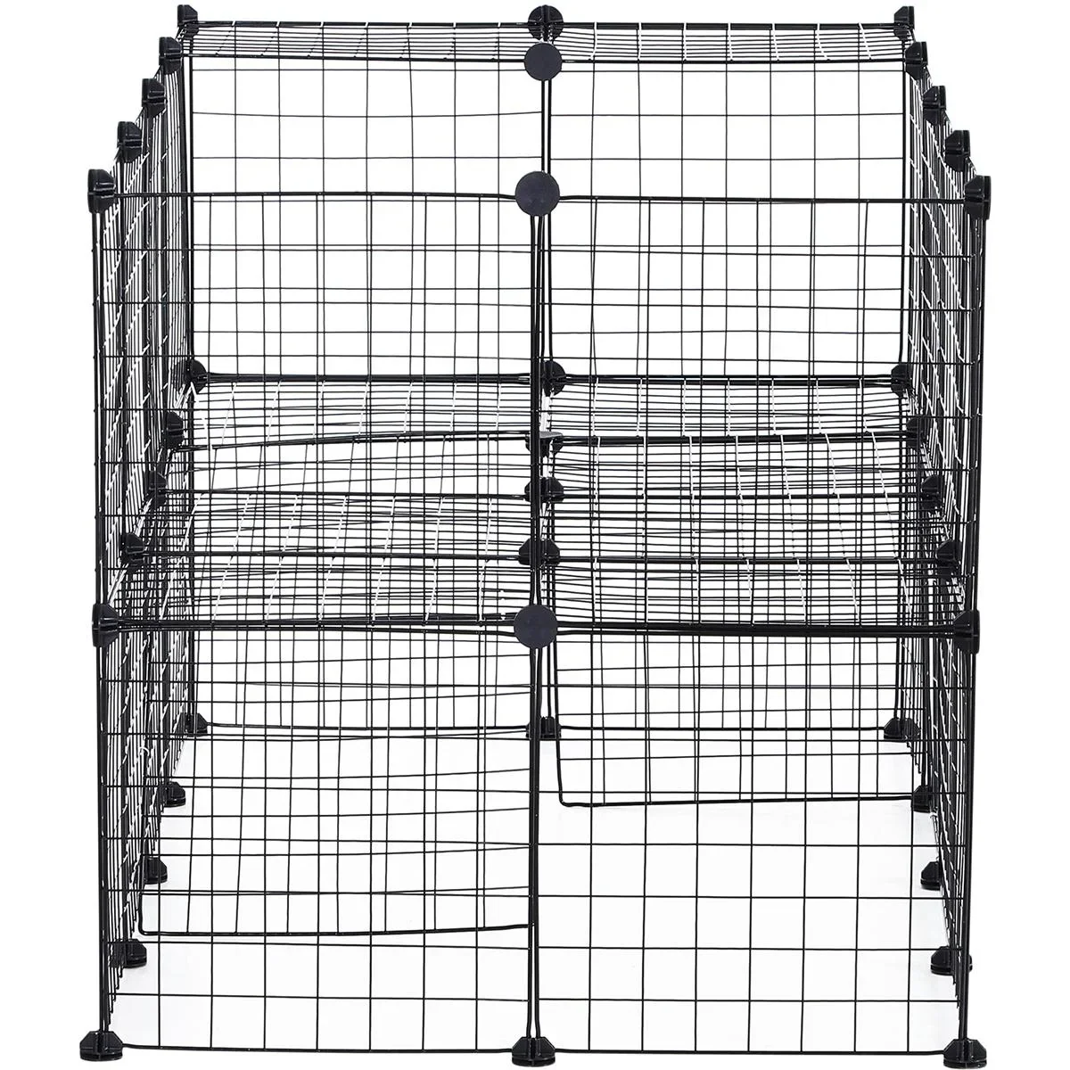 Laufgitter für kleine Haustiere schwarz - 2