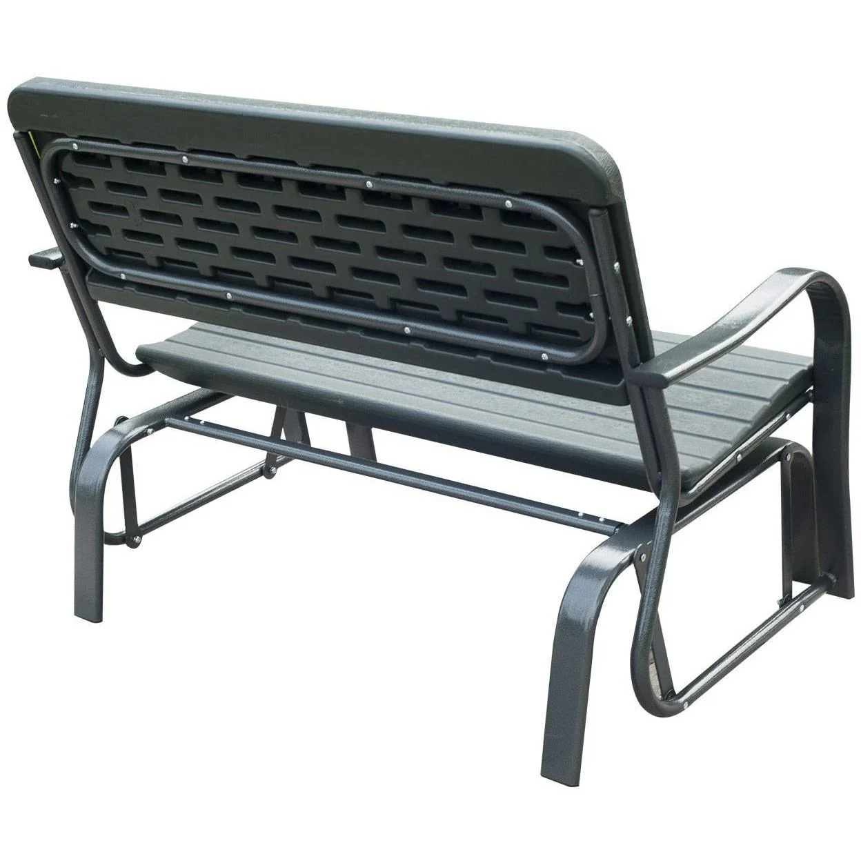 Schaukelbank Gartenbank Parkbank Metall Gartenmöbel 2-Sitzer - 3