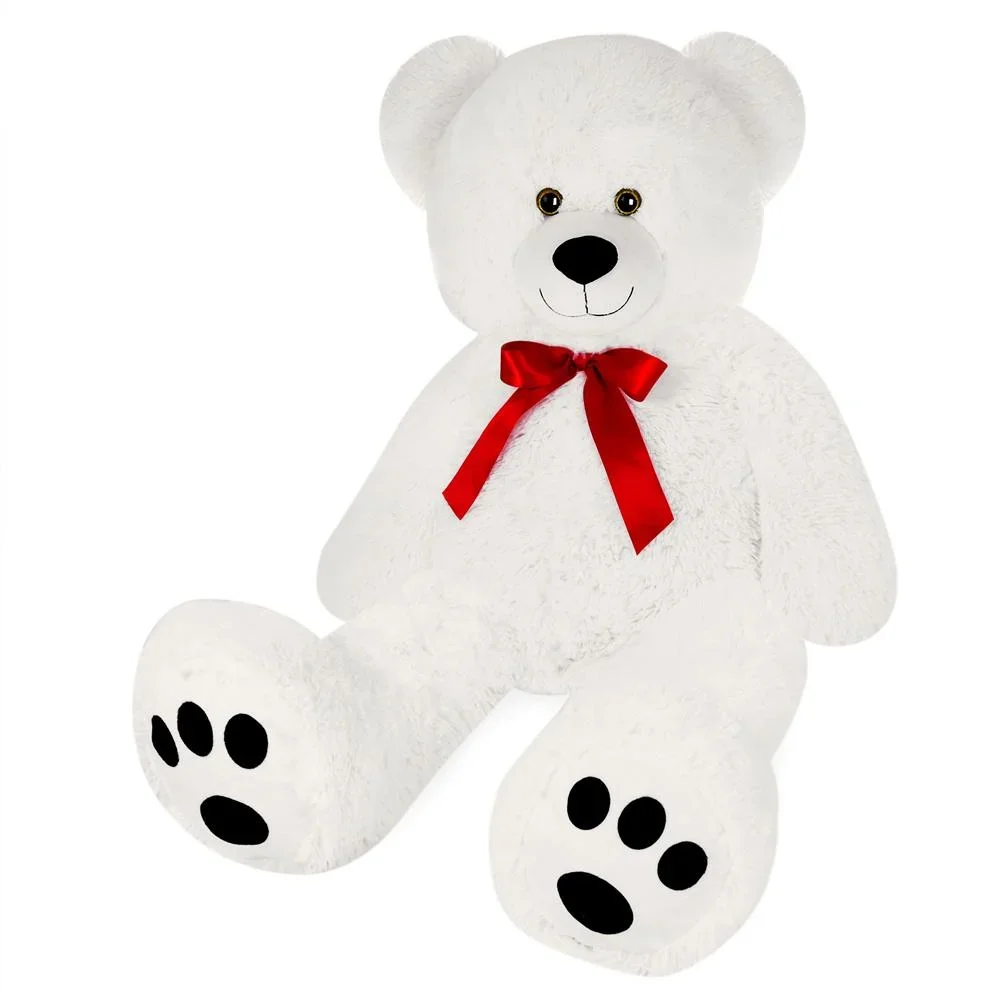 Großer Teddybär zum Knuddeln - Weiß - 5ft XXL - 1