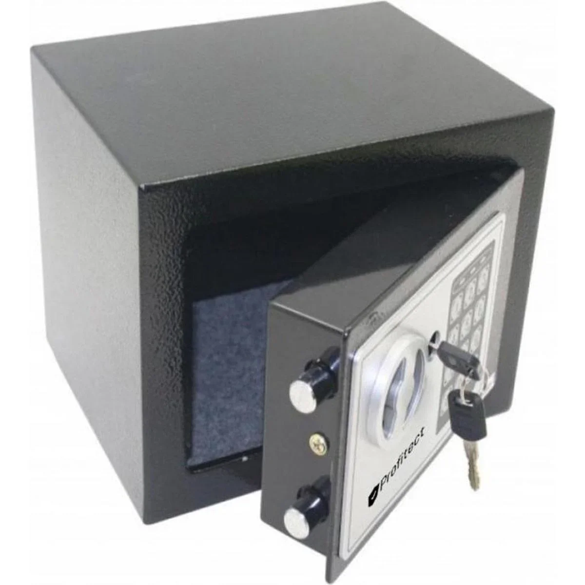 Safe - Elektronischer Safe - 31x20x20 cm - Schwarz - 2