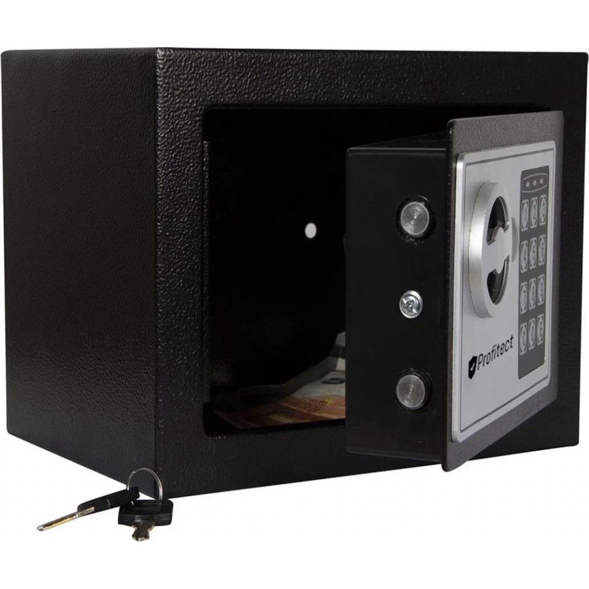Safe - Elektronischer Safe - 31x20x20 cm - Schwarz - 4