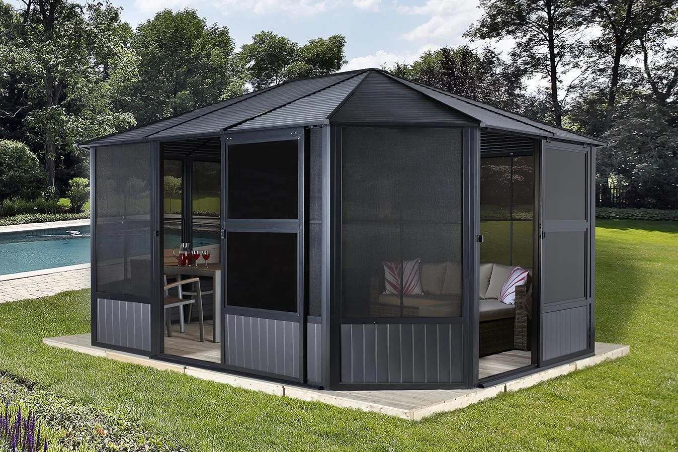 Pavillon Charleston 12 x 12 - 5