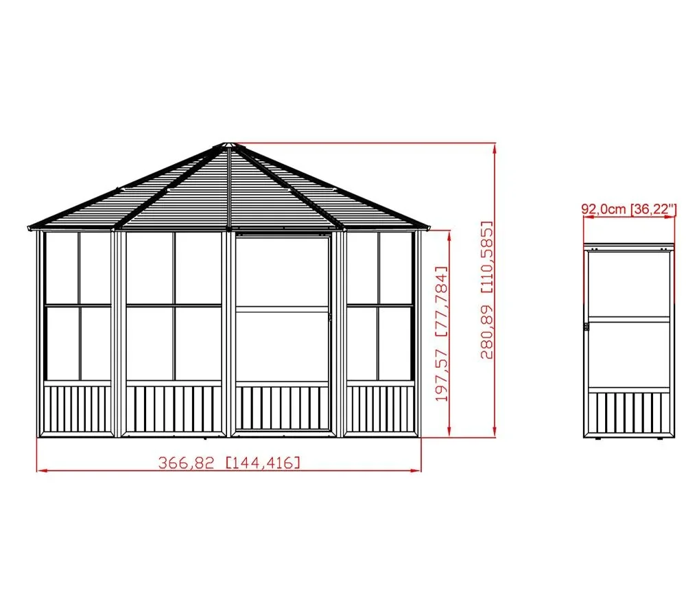 Pavillon Charleston 12 x 12 - 9