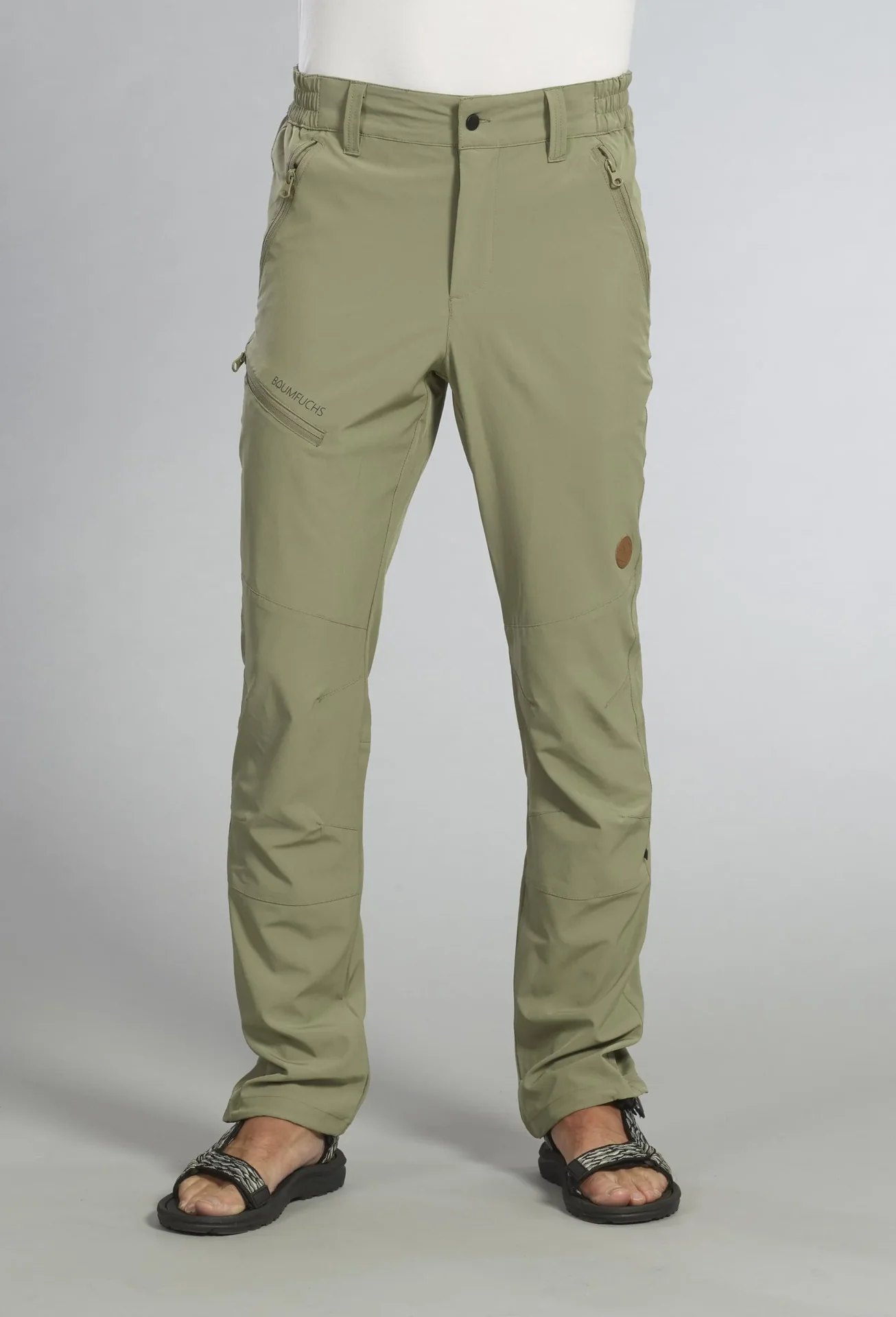 Outdoorhose Stretch, Farbe khaki, Gr.56 - 0