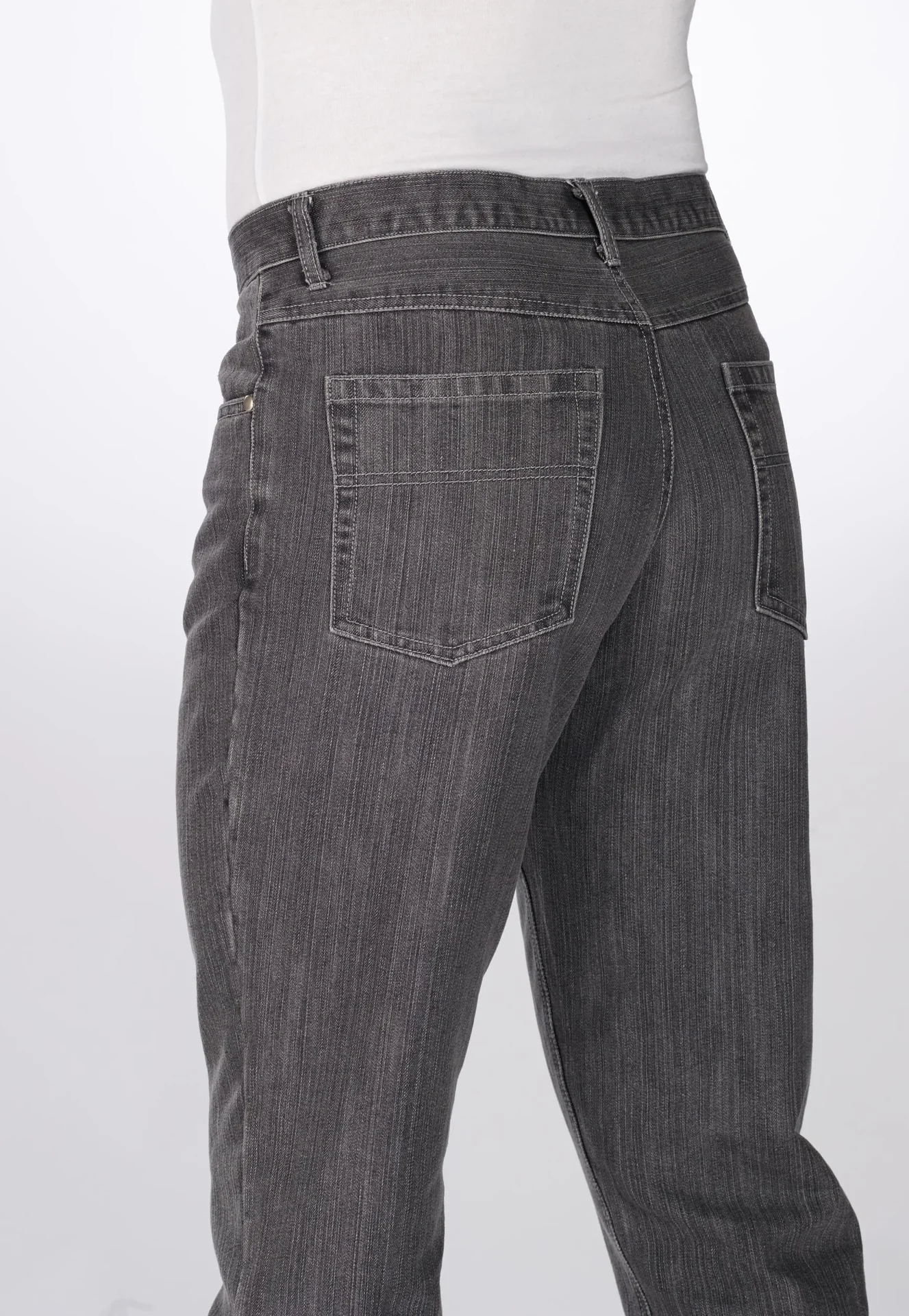 Komfortjeans im 5-Pocket Style, Farbe grau, Gr.29 - 1