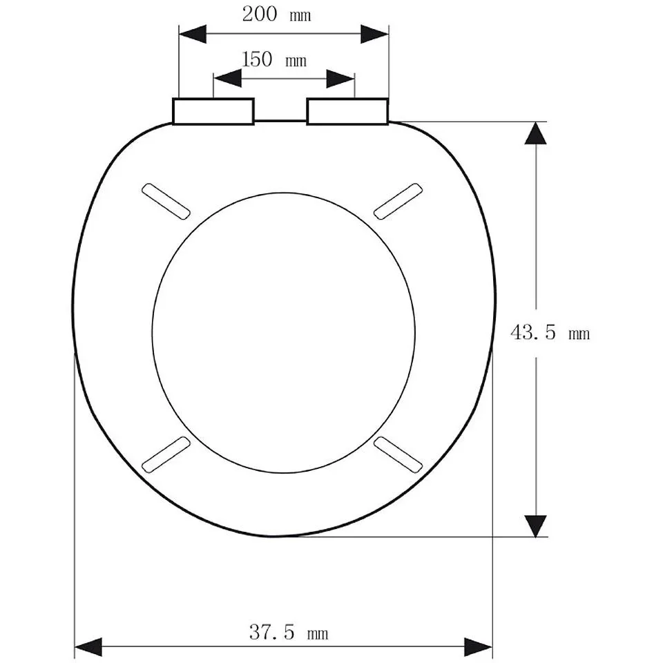 Toilettensitz - schließt sich langsam - 3