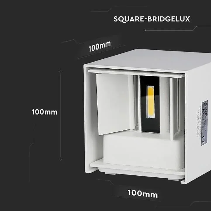 VT-759-12 LED-Wandleuchte - 11W - 3000K - 1360 Lumen - Weiß - 5