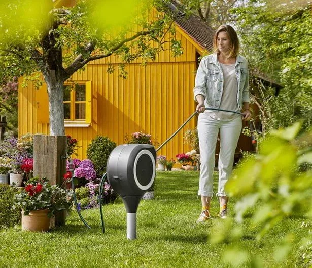 Garten-Schlauchbox RollUp S (weiß) 15 m - 3