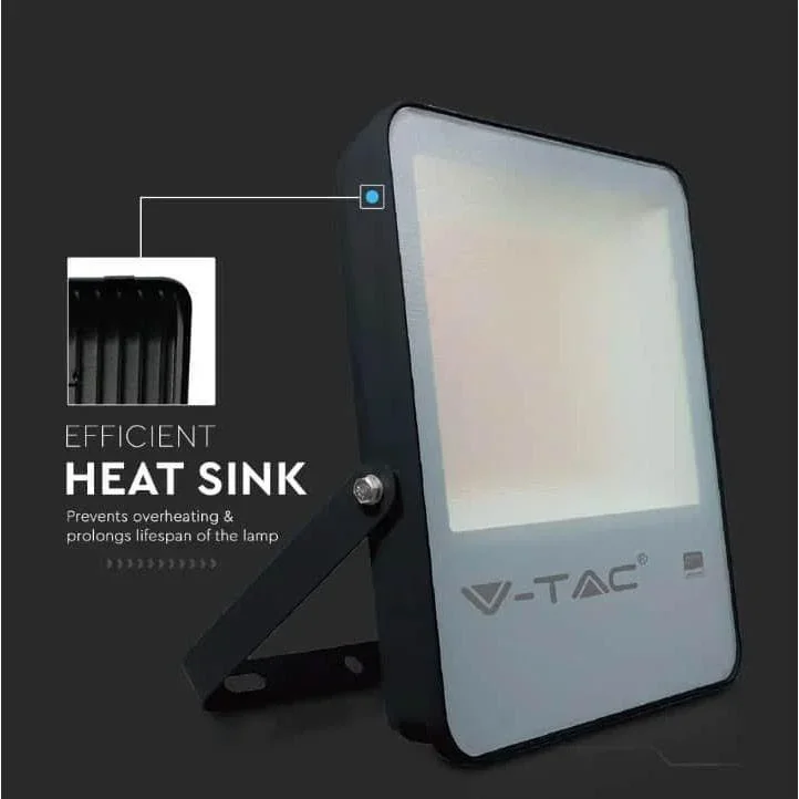 VT-32 LED-Flutlicht - 30 W - 4100 Lm - 4000K - schwarz - Extra effizient - 2