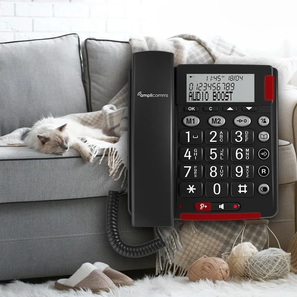Großtastentelefon mit 2 Direktwahltasten und großem Display - 4