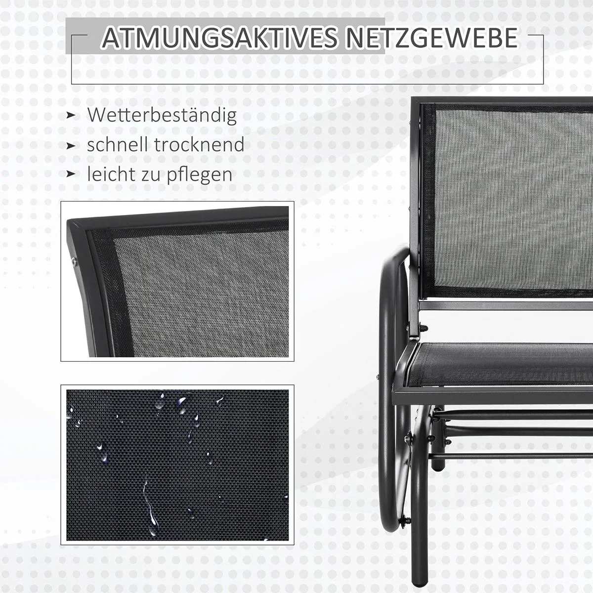 Schaukelbank 2-Sitzer Gartenbank G - 1