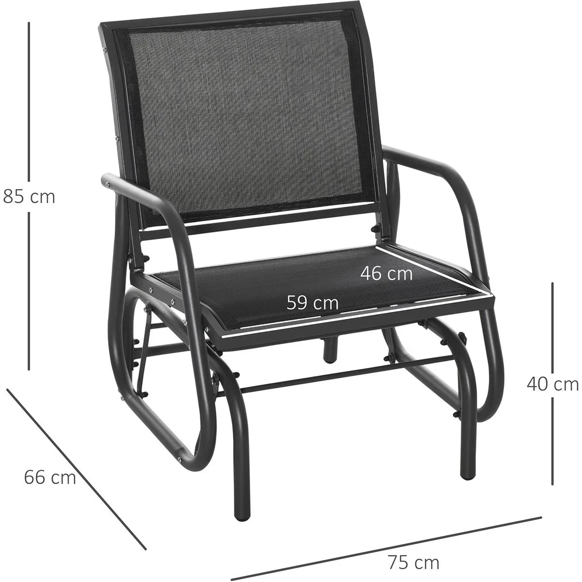 Schaukelbank 2-Sitzer Gartenbank G - 2