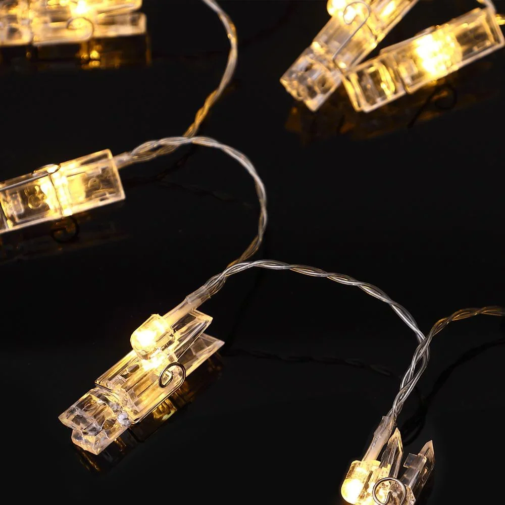 Lichterkette für Bild 5,2m mit 42 Clips und Fernbedienung - 6