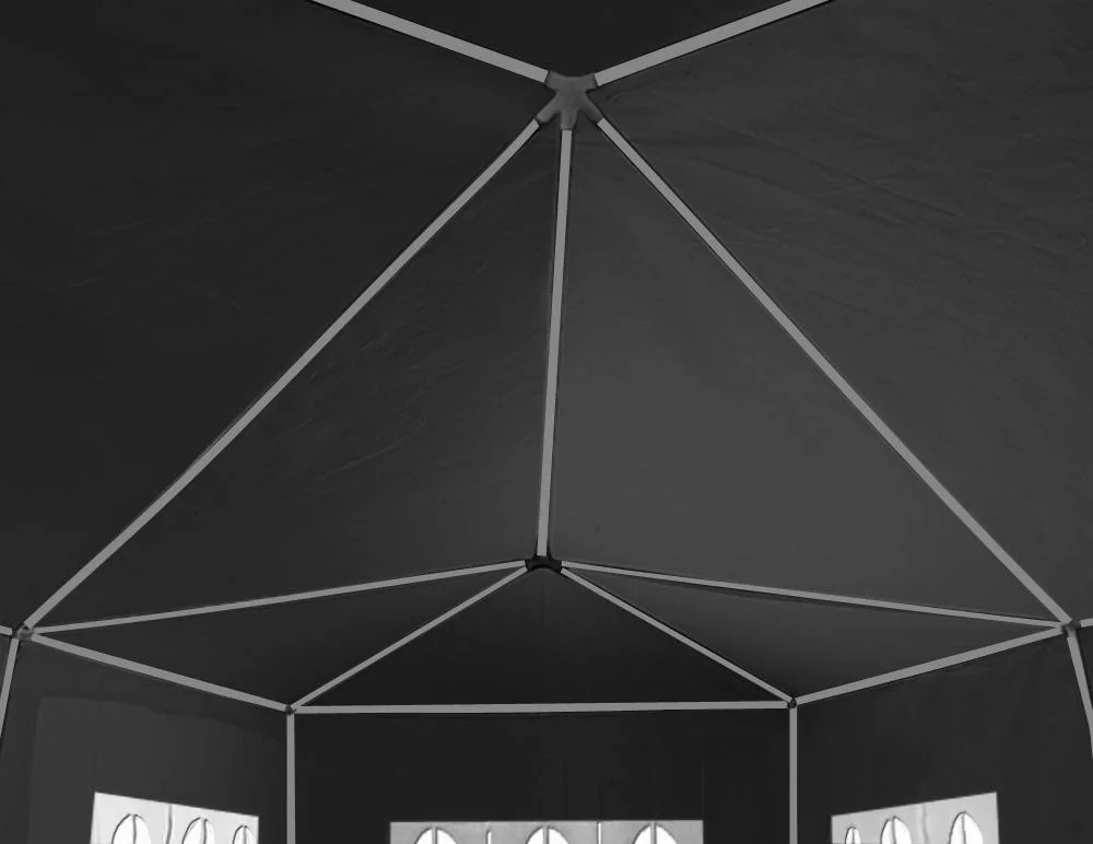 Zelt Rimini Anthrazit 3x6m UV-besc - 3