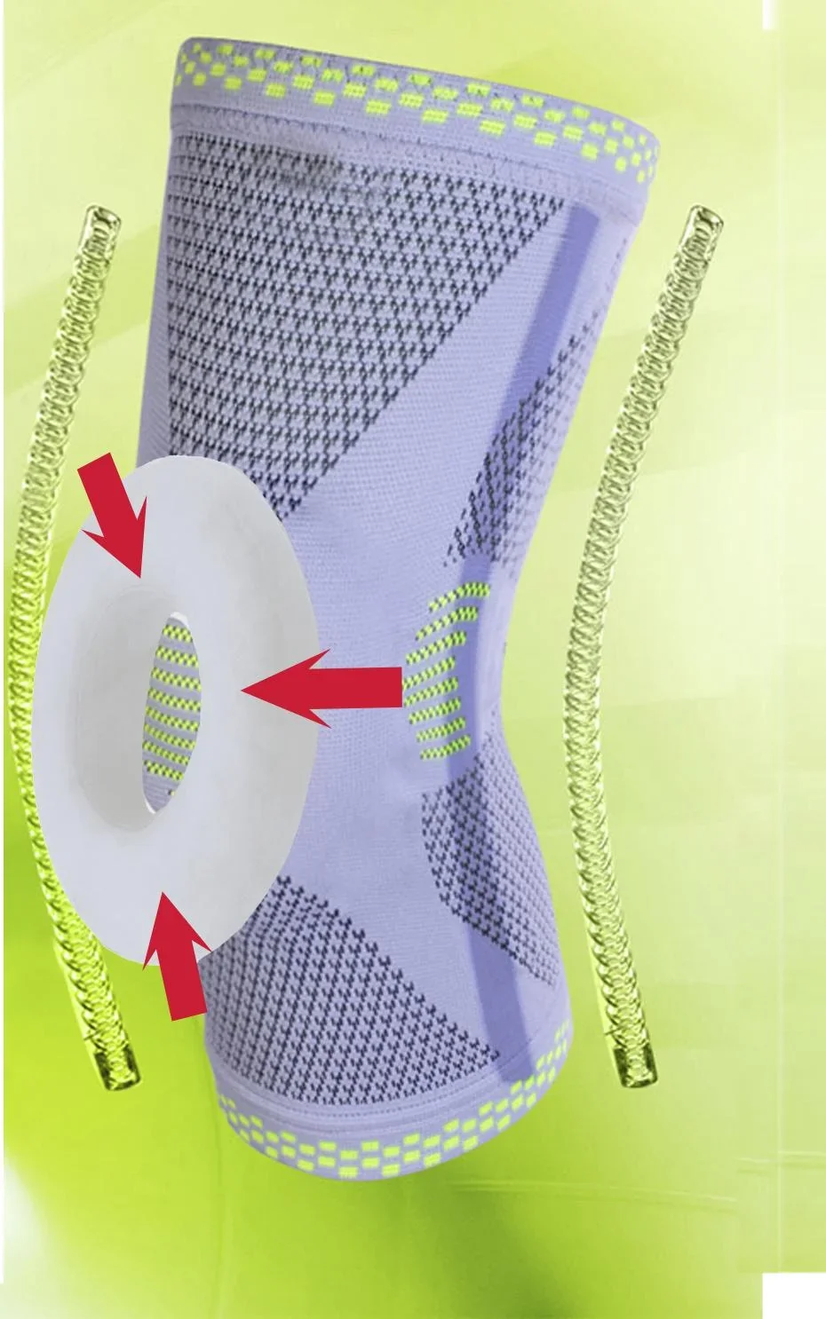 Kniebandage PatellaTec, Größe XL - 1