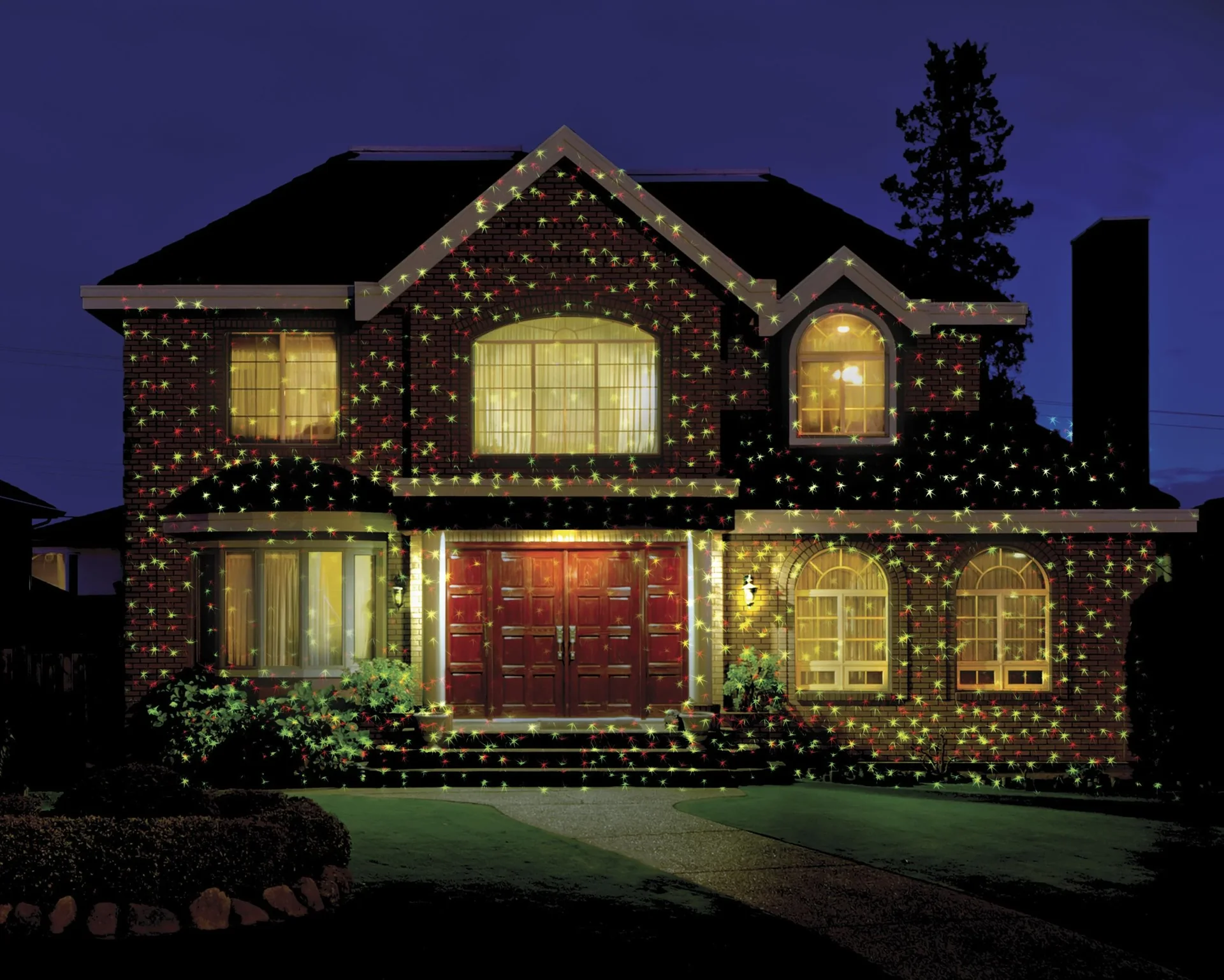 Laserlicht-System Star Shower mit Sensor - 1