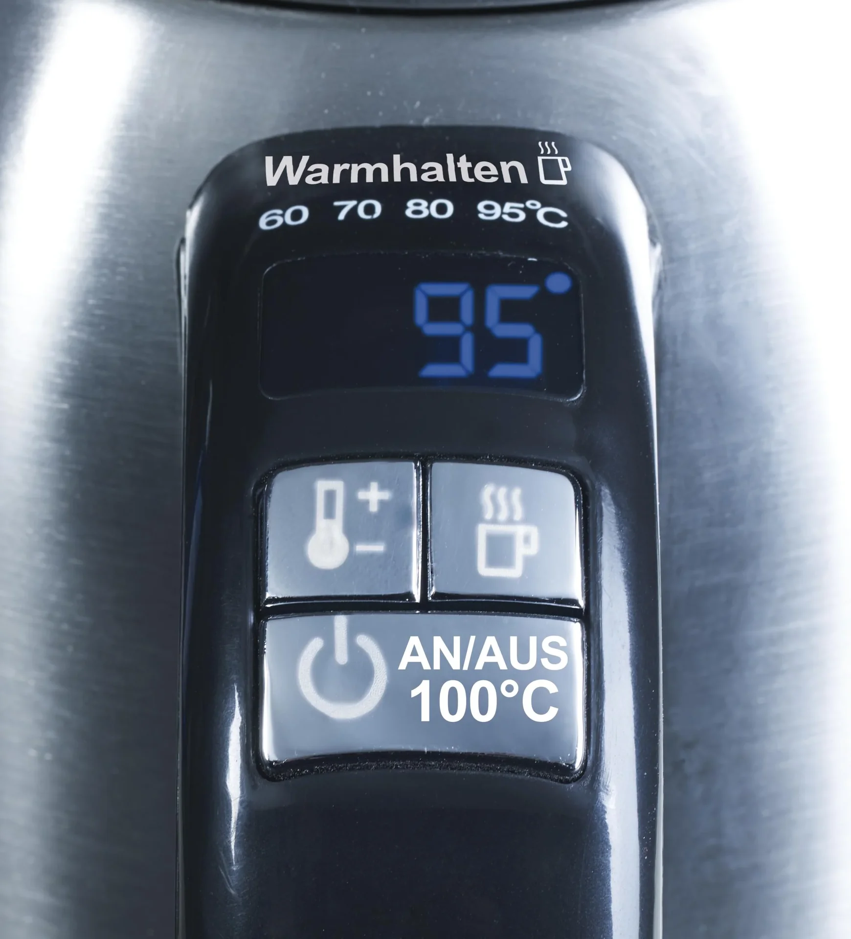 Vario-Wasserkocher, 1,7 L, Edelstahl - 1