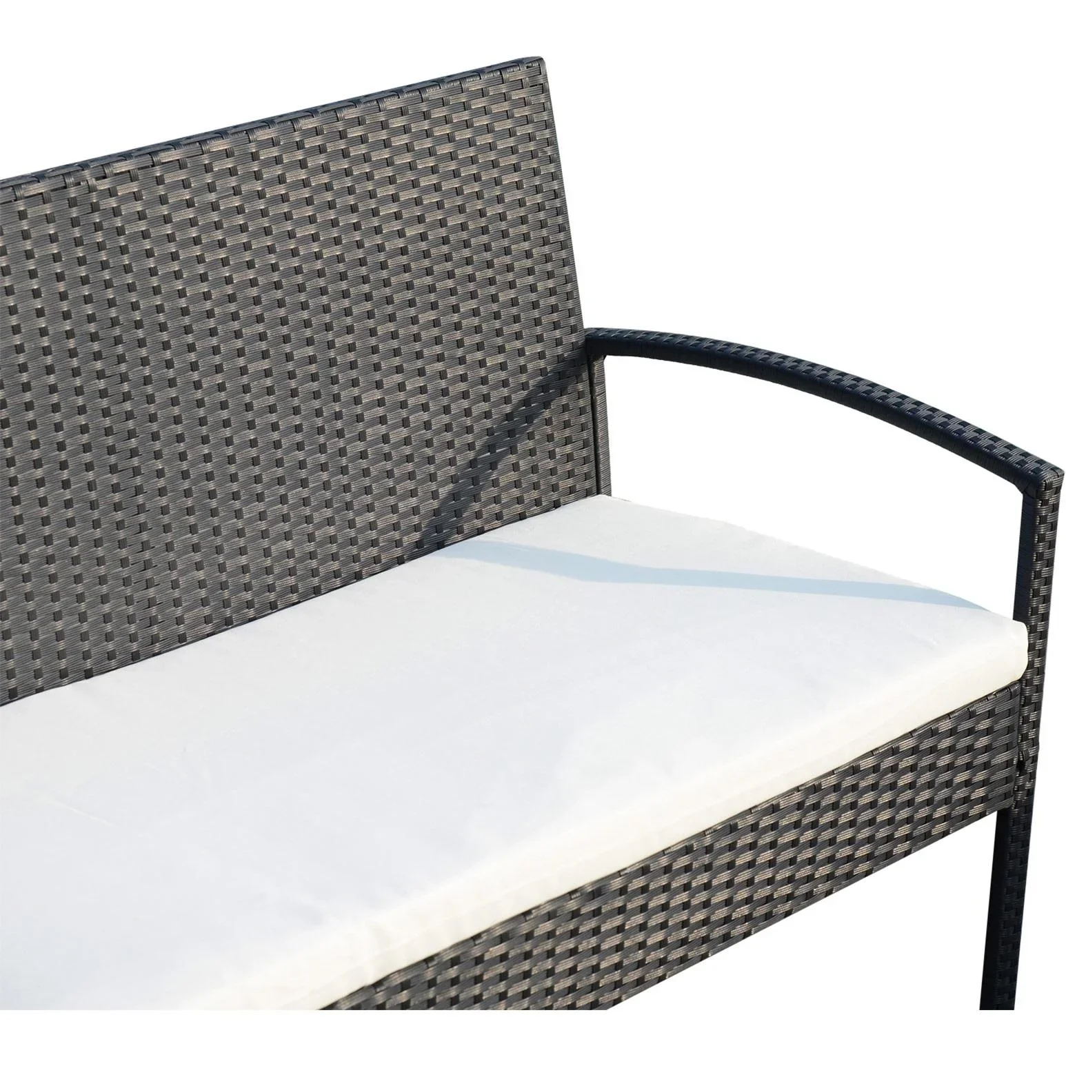 Polyrattan Sitzgruppe als 7-teiliges Set - 0