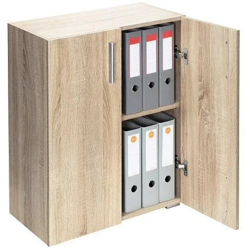 Multifunktionsschrank Eiche - 2 Fächer - 1