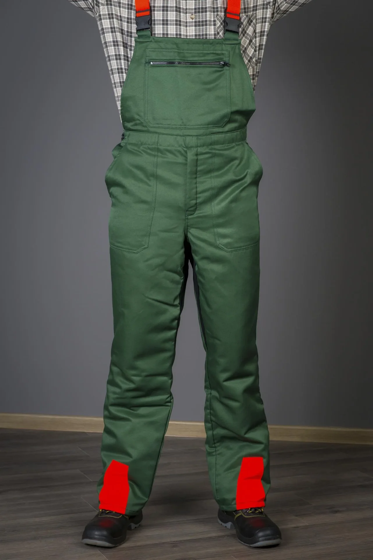 Schnittschutz Sicherheits Starter Set: Hose Gr.60, Helm, Handschuhe - 9