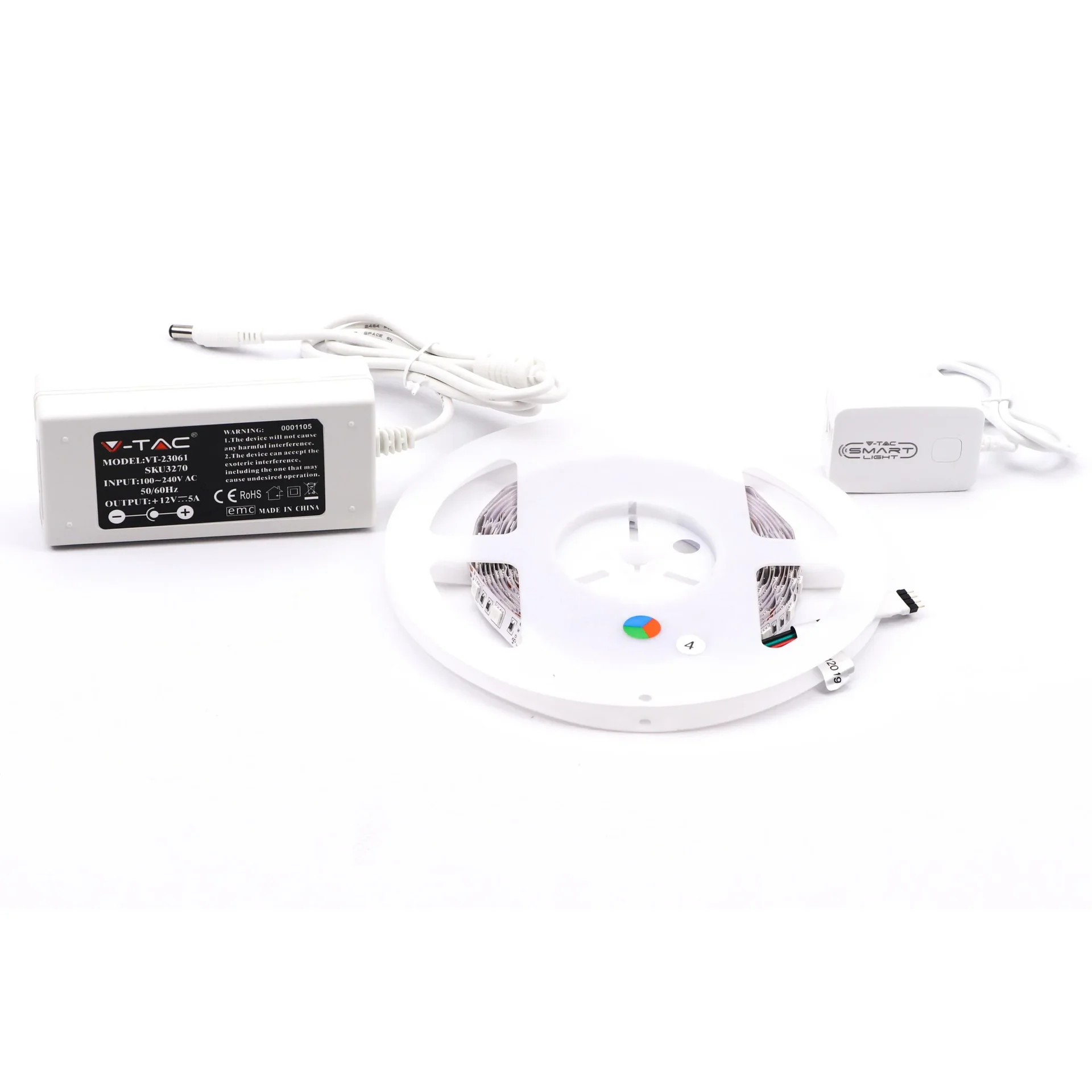 Smarthome VT-5050 Wifi LED-Streifen RGB + Weiß - 5M - Funktioniert mit Amazon Alexa und Google Home Assistant - 0