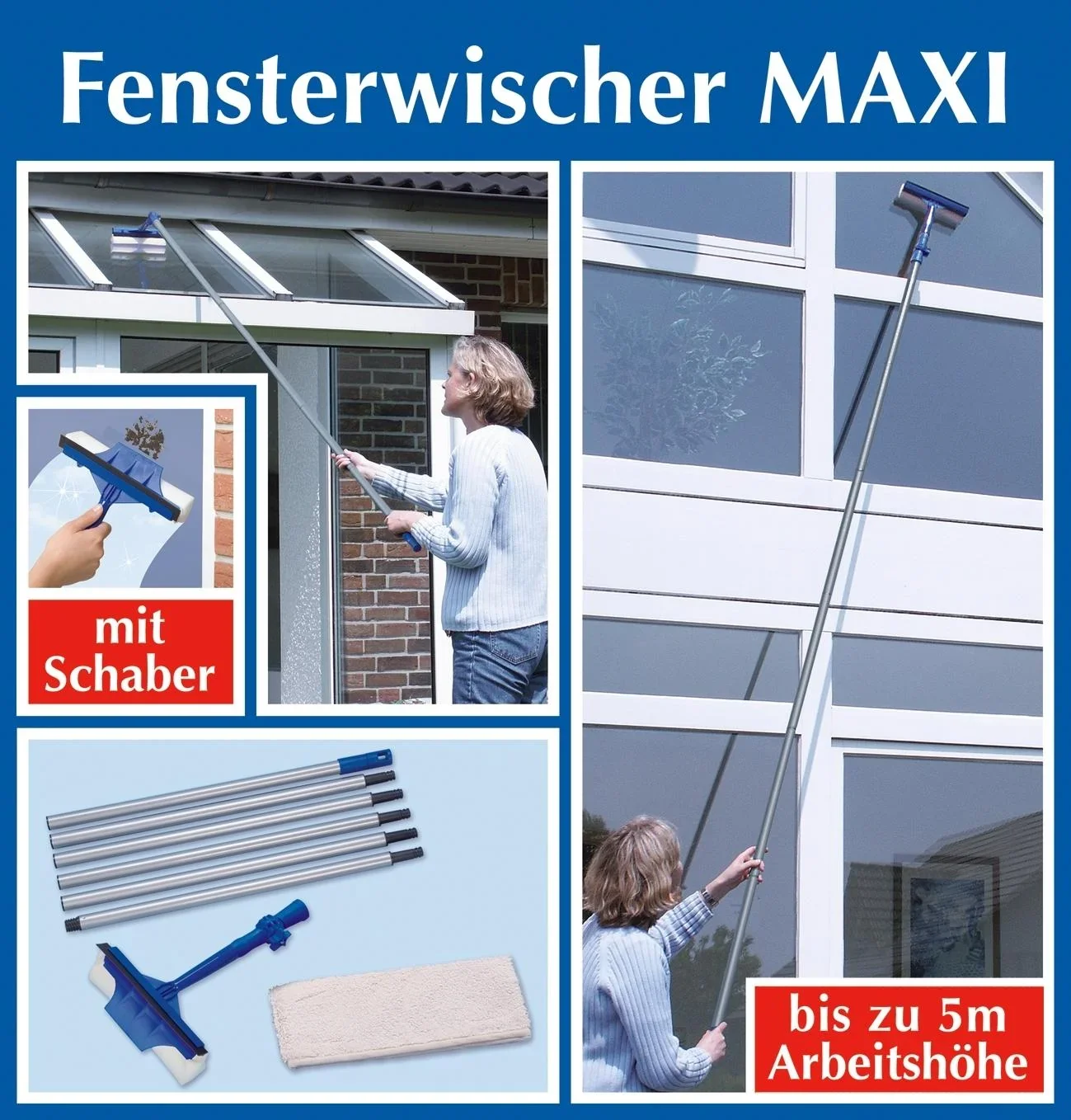 Profi Fenster-Reinigungsset 3 in 1 - 0