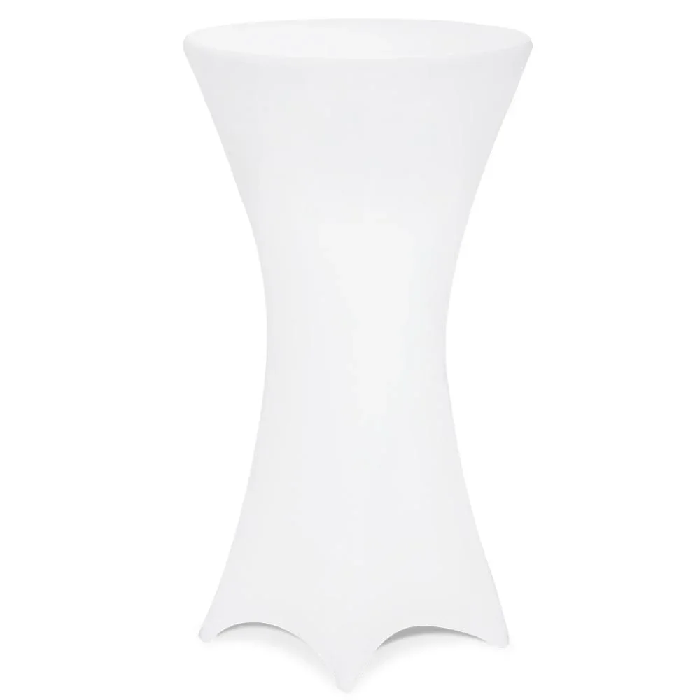 Tischdecke weiß Ø80cm - 0