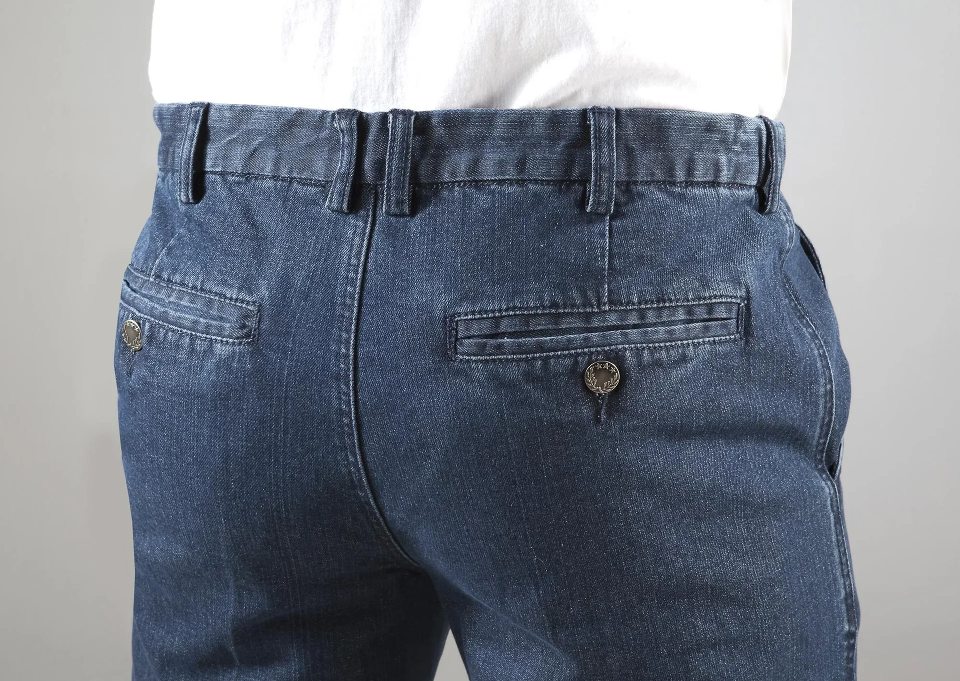 Jeans mit Komfortbund, Farbe bluestone, Gr. 30 - 1
