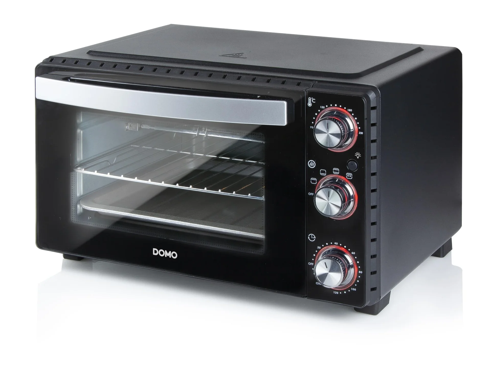 XXL Grill-/ Backofen mit Timer Drehspieß , 28 Liter - 7