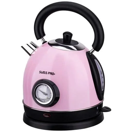 Retro-Wasserkocher - 2200W - 1,8L - Rosa - 4