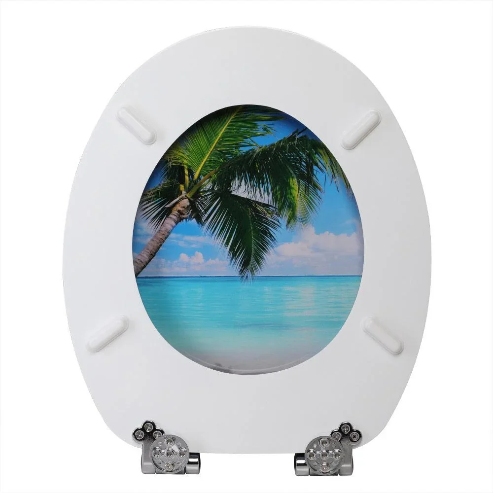MDF-Toilettensitz mit Absenkautomatik Strand - 5