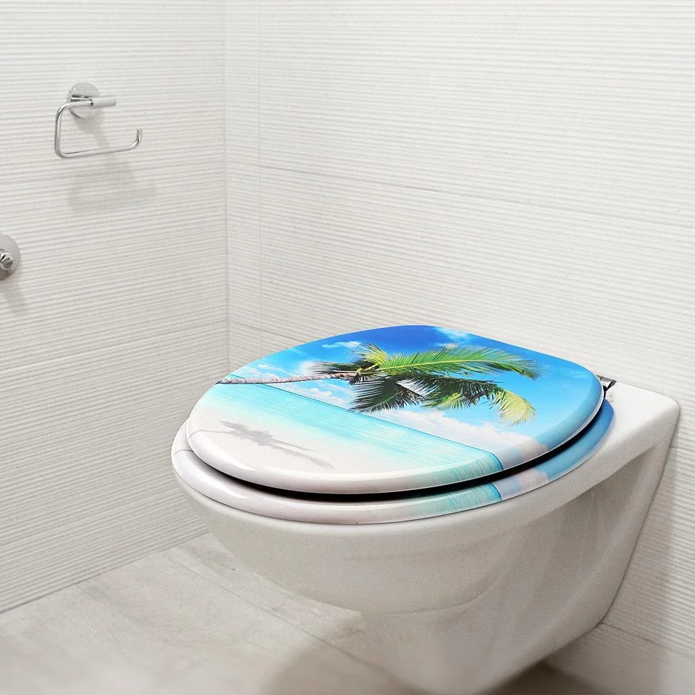 MDF-Toilettensitz mit Absenkautomatik Strand - 7