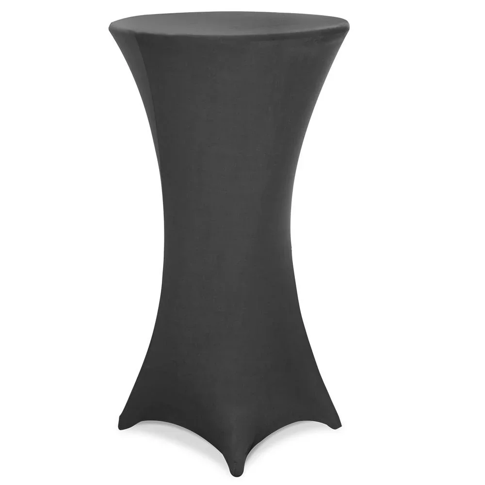 Tischabdeckung anthrazit Ø80cm - 0