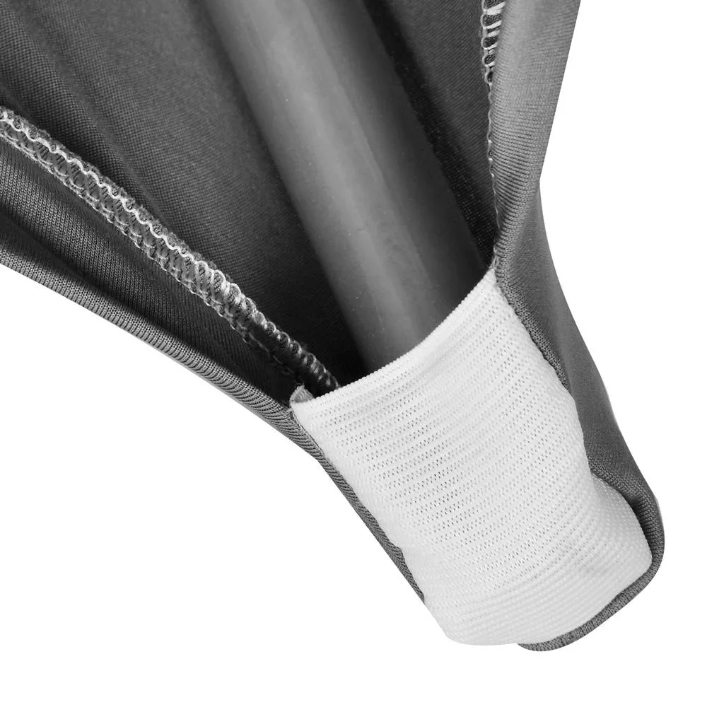Tischabdeckung anthrazit Ø80cm - 1
