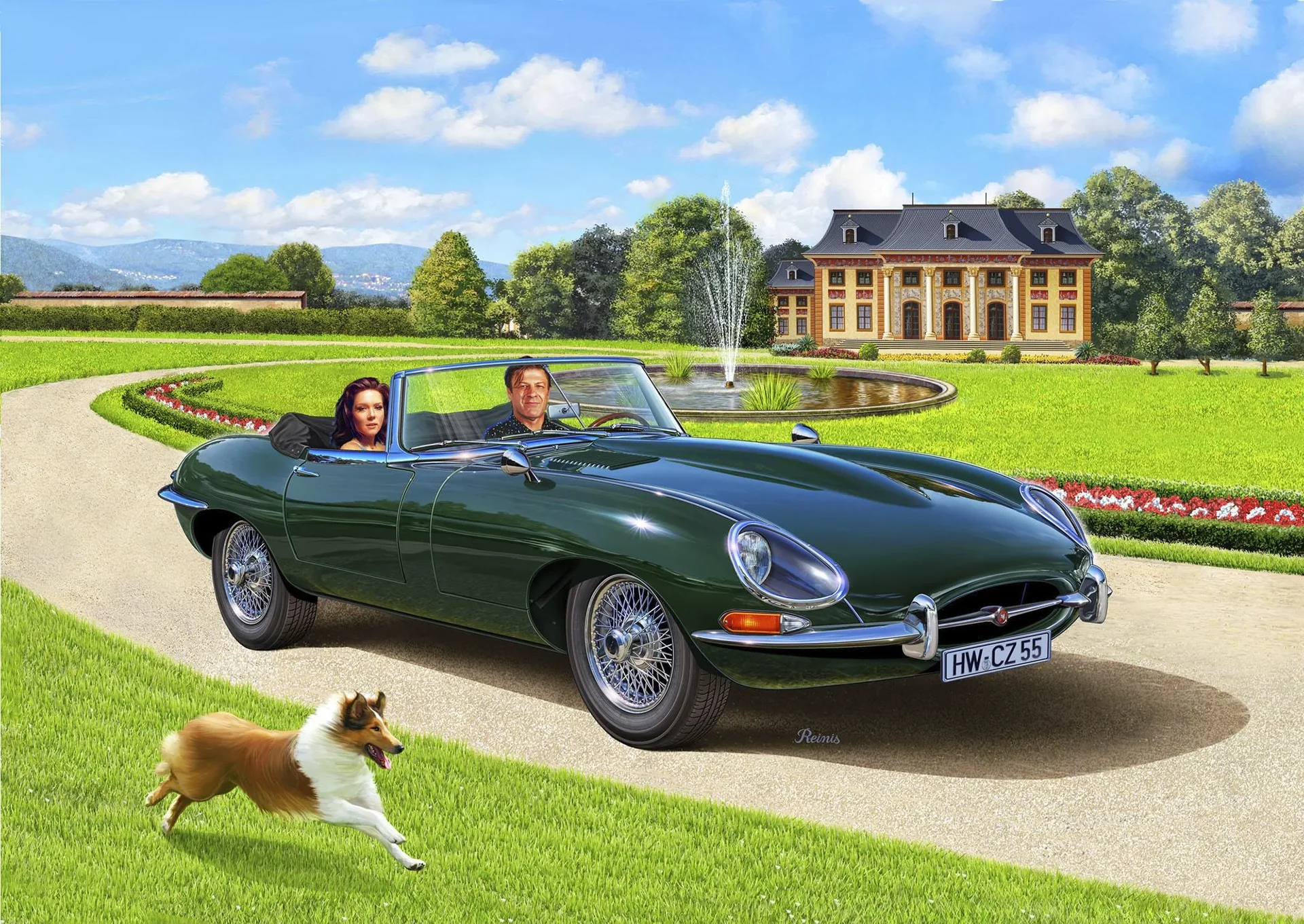 Model Set Jaguar E-Type Roadster - 7
