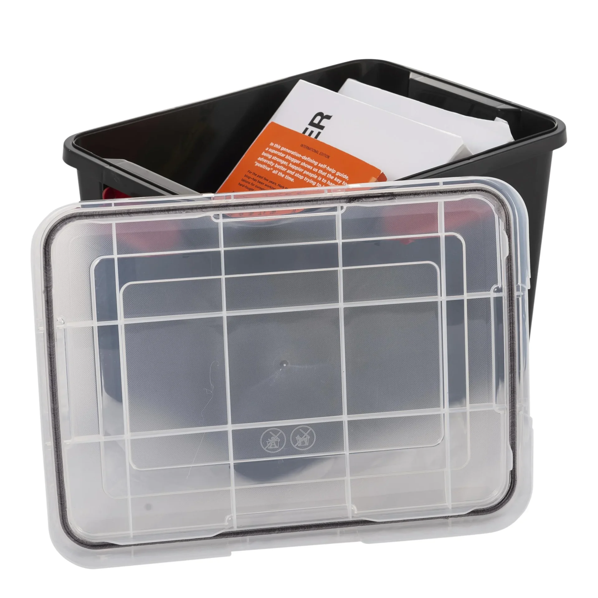 Wasserdichte Box AT-SD BkR/C/D, schwarz, 20 Liter - 0